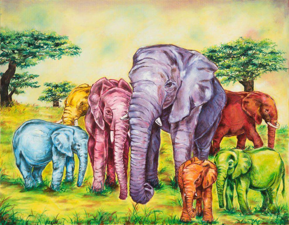 COLORPHANTS|(Oil on canvas)