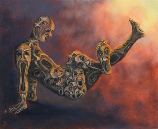 STRUGGLE|(Oil on canvas)