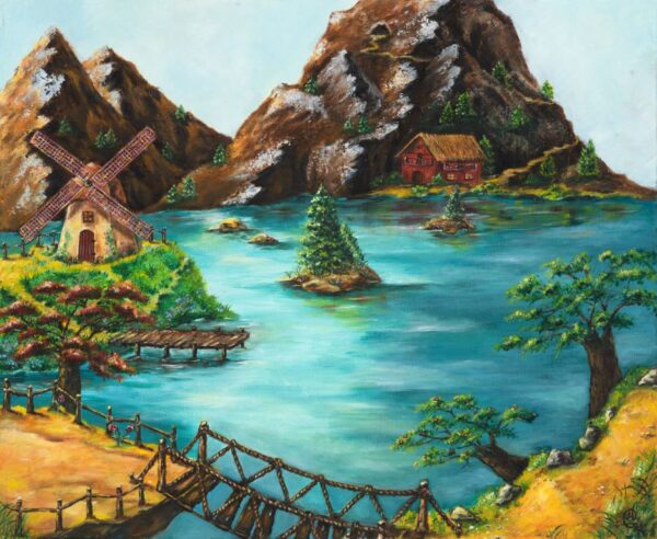 VALLEY|(Oil on canvas)