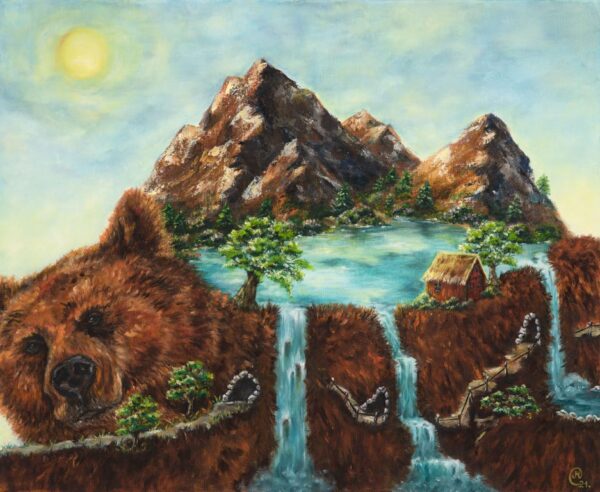 CABIN|(Oil on canvas)