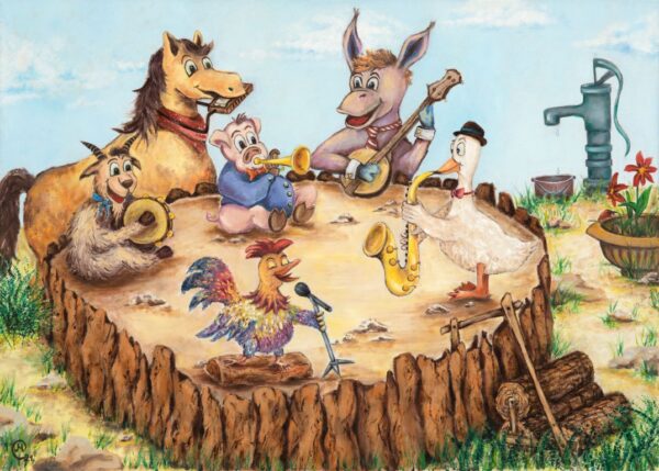 MUSIC GARDEN|(Oil on canvas)